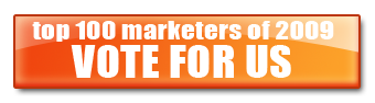 Vote for us - Top Marketer of 2009